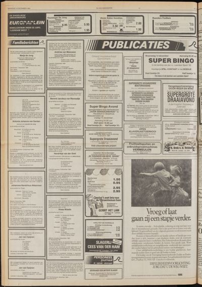 De Gecombineerde West-Betuwe, 10 december 1984