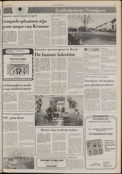 De Gecombineerde West-Betuwe, 1 februari 1985