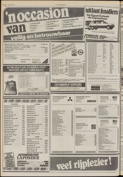 De Gecombineerde West-Betuwe, 1 februari 1985