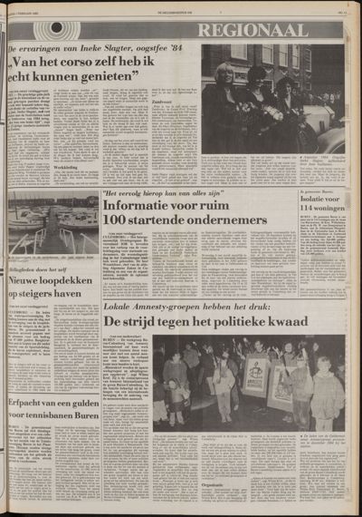 De Gecombineerde West-Betuwe, 1 februari 1985