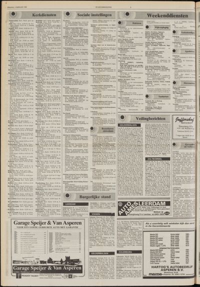 De Gecombineerde West-Betuwe, 1 februari 1985