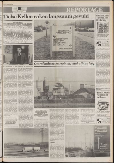 De Gecombineerde West-Betuwe, 1 februari 1985