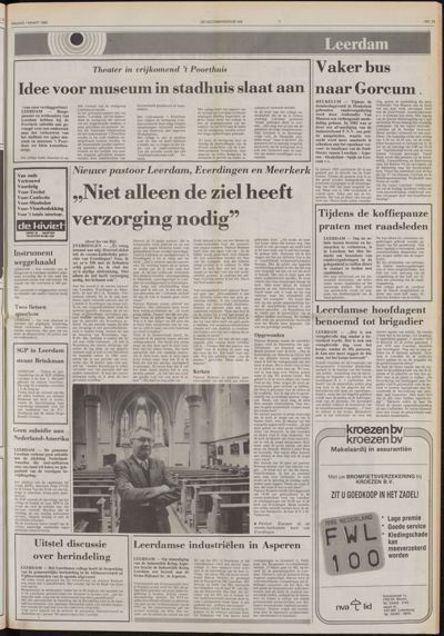 De Gecombineerde West-Betuwe, 1 maart 1985