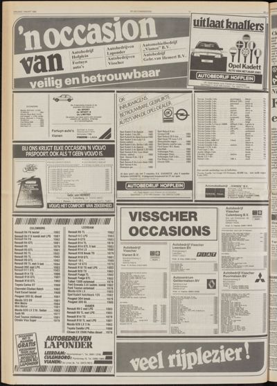 De Gecombineerde West-Betuwe, 1 maart 1985