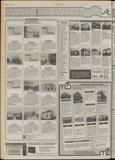 De Gecombineerde West-Betuwe, 1 maart 1985