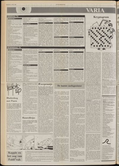 De Gecombineerde West-Betuwe, 1 april 1985