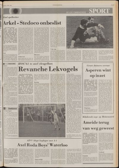 De Gecombineerde West-Betuwe, 1 april 1985