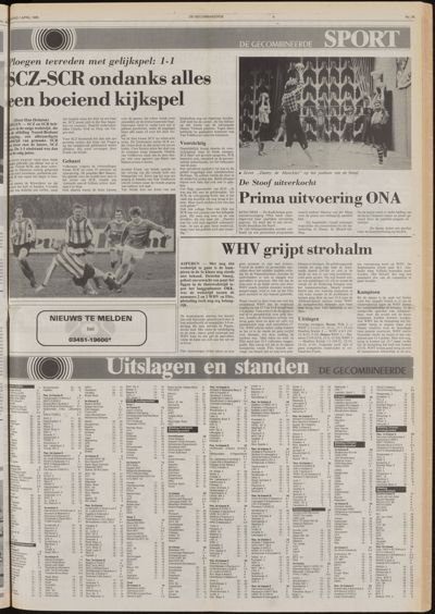 De Gecombineerde West-Betuwe, 1 april 1985
