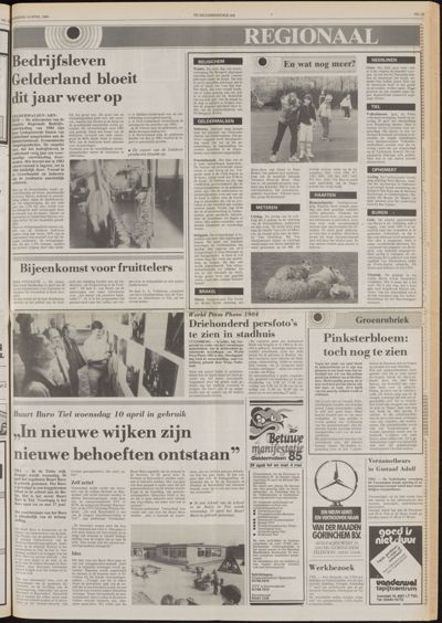 De Gecombineerde West-Betuwe, 10 april 1985