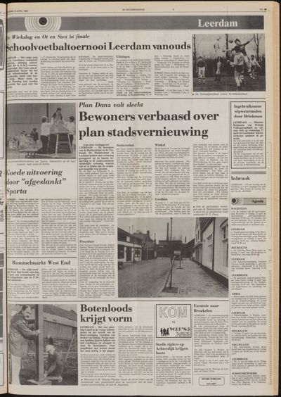 De Gecombineerde West-Betuwe, 10 april 1985