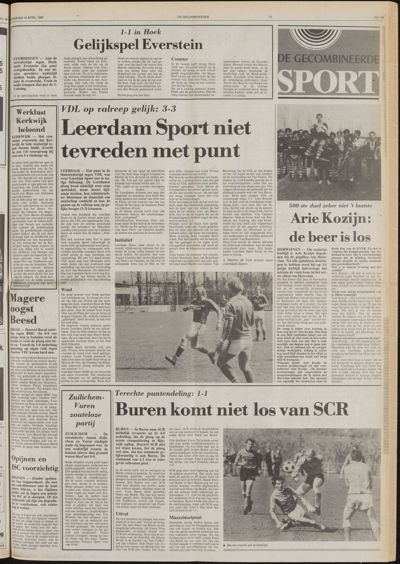 De Gecombineerde West-Betuwe, 10 april 1985