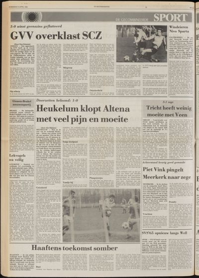 De Gecombineerde West-Betuwe, 10 april 1985