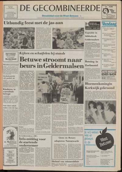 De Gecombineerde West-Betuwe, 1 mei 1985