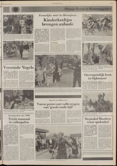 De Gecombineerde West-Betuwe, 1 mei 1985