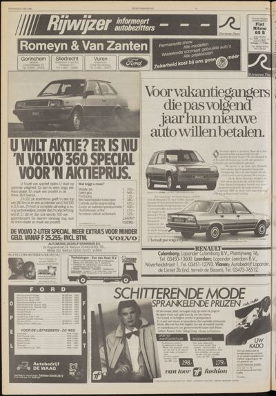 De Gecombineerde West-Betuwe, 1 mei 1985