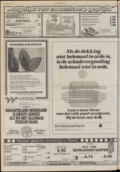 De Gecombineerde West-Betuwe, 1 mei 1985