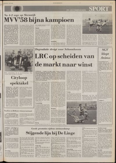 De Gecombineerde West-Betuwe, 1 mei 1985