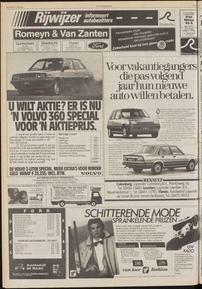 De Gecombineerde West-Betuwe, 1 mei 1985