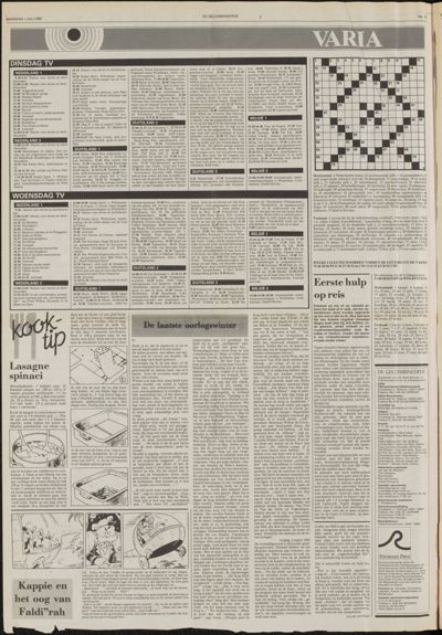 De Gecombineerde West-Betuwe, 1 juli 1985