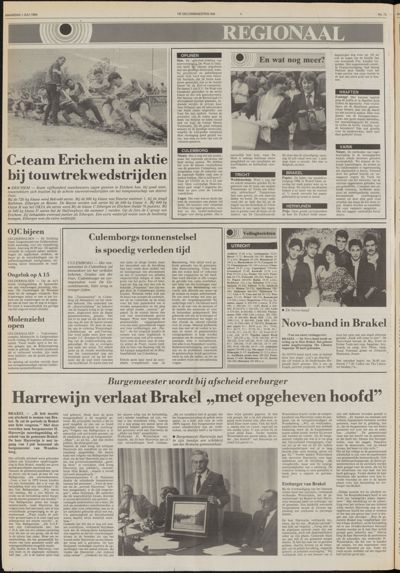 De Gecombineerde West-Betuwe, 1 juli 1985