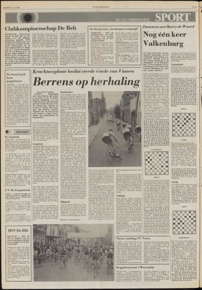 De Gecombineerde West-Betuwe, 1 juli 1985