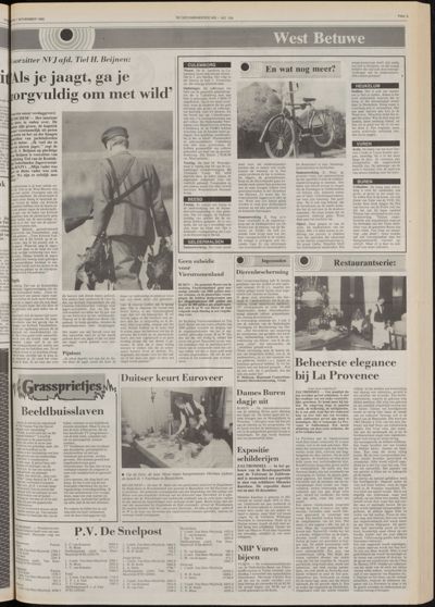 De Gecombineerde West-Betuwe, 1 november 1985