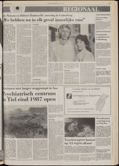 De Gecombineerde West-Betuwe, 1 november 1985