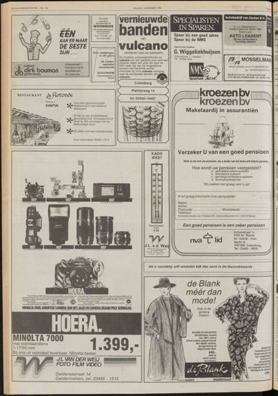De Gecombineerde West-Betuwe, 1 november 1985