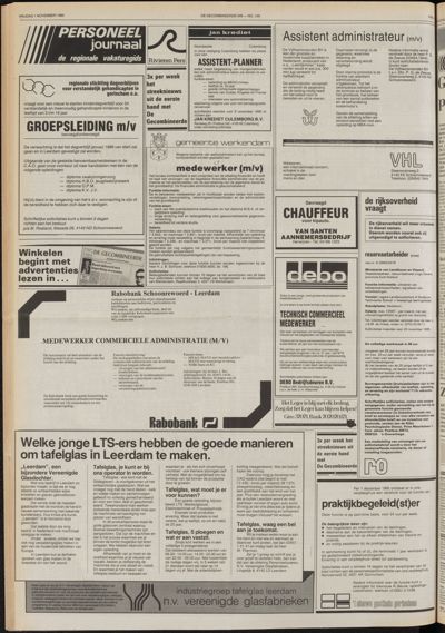 De Gecombineerde West-Betuwe, 1 november 1985