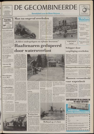 De Gecombineerde West-Betuwe, 10 februari 1986