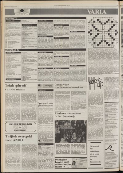 De Gecombineerde West-Betuwe, 10 februari 1986
