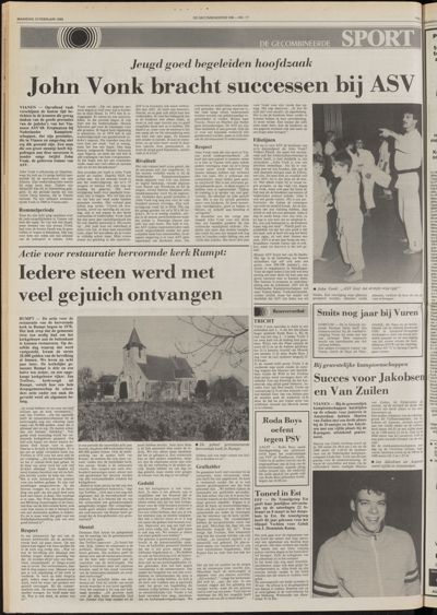 De Gecombineerde West-Betuwe, 10 februari 1986