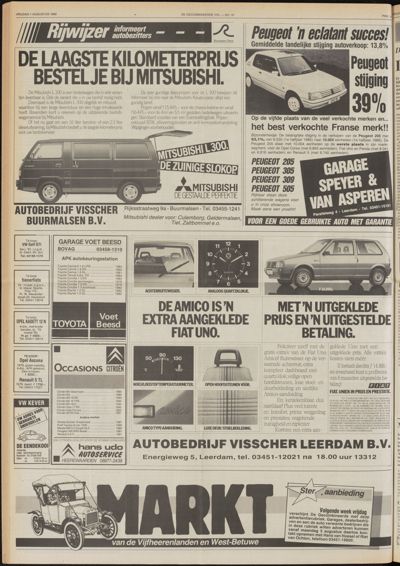 De Gecombineerde West-Betuwe, 1 augustus 1986