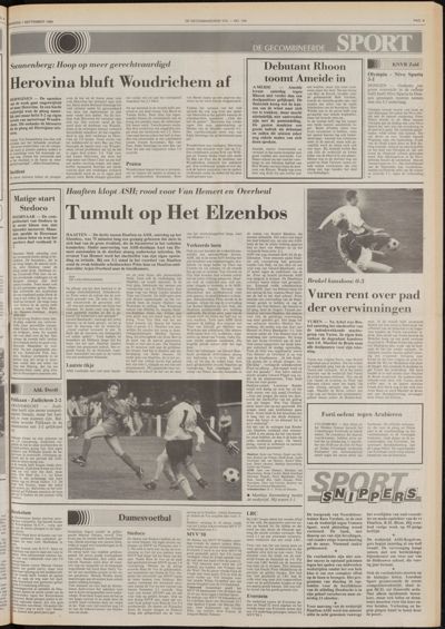 De Gecombineerde West-Betuwe, 1 september 1986
