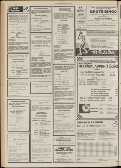 De Gecombineerde West-Betuwe, 1 september 1986