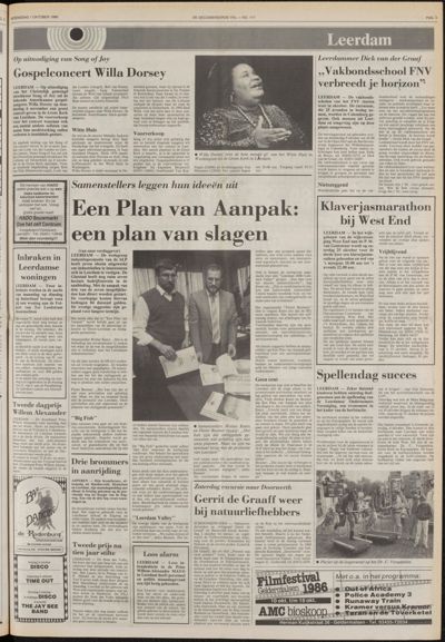 De Gecombineerde West-Betuwe, 1 oktober 1986