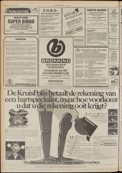 De Gecombineerde West-Betuwe, 1 oktober 1986