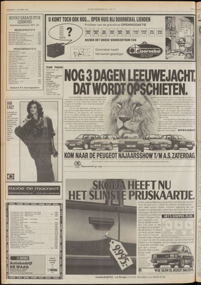 De Gecombineerde West-Betuwe, 1 oktober 1986
