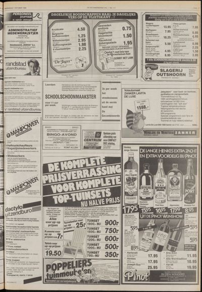 De Gecombineerde West-Betuwe, 1 oktober 1986