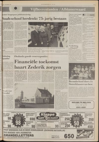 De Gecombineerde West-Betuwe, 1 december 1986
