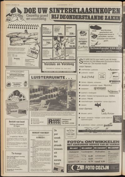 De Gecombineerde West-Betuwe, 1 december 1986