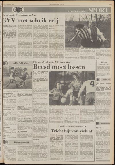 De Gecombineerde West-Betuwe, 1 december 1986