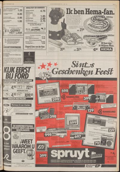 De Gecombineerde West-Betuwe, 1 december 1986
