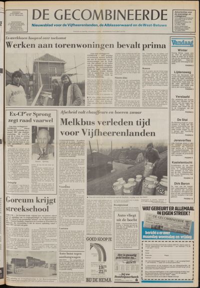 De Gecombineerde West-Betuwe, 10 december 1986