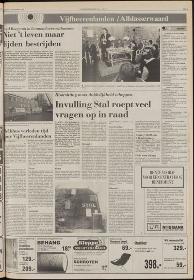 De Gecombineerde West-Betuwe, 10 december 1986