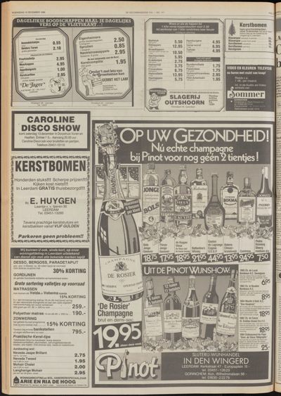 De Gecombineerde West-Betuwe, 10 december 1986