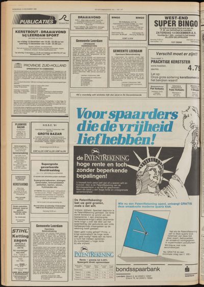 De Gecombineerde West-Betuwe, 10 december 1986