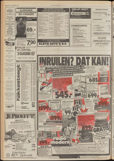 De Gecombineerde West-Betuwe, 10 december 1986