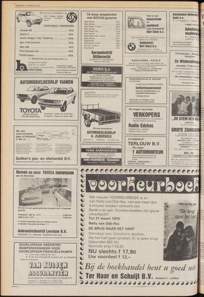 De Gecombineerde Zuid-Holland, 10 februari 1979
