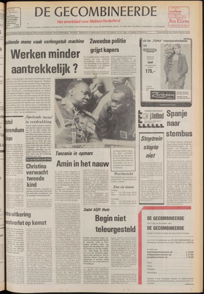 De Gecombineerde Zuid-Holland, 1 maart 1979